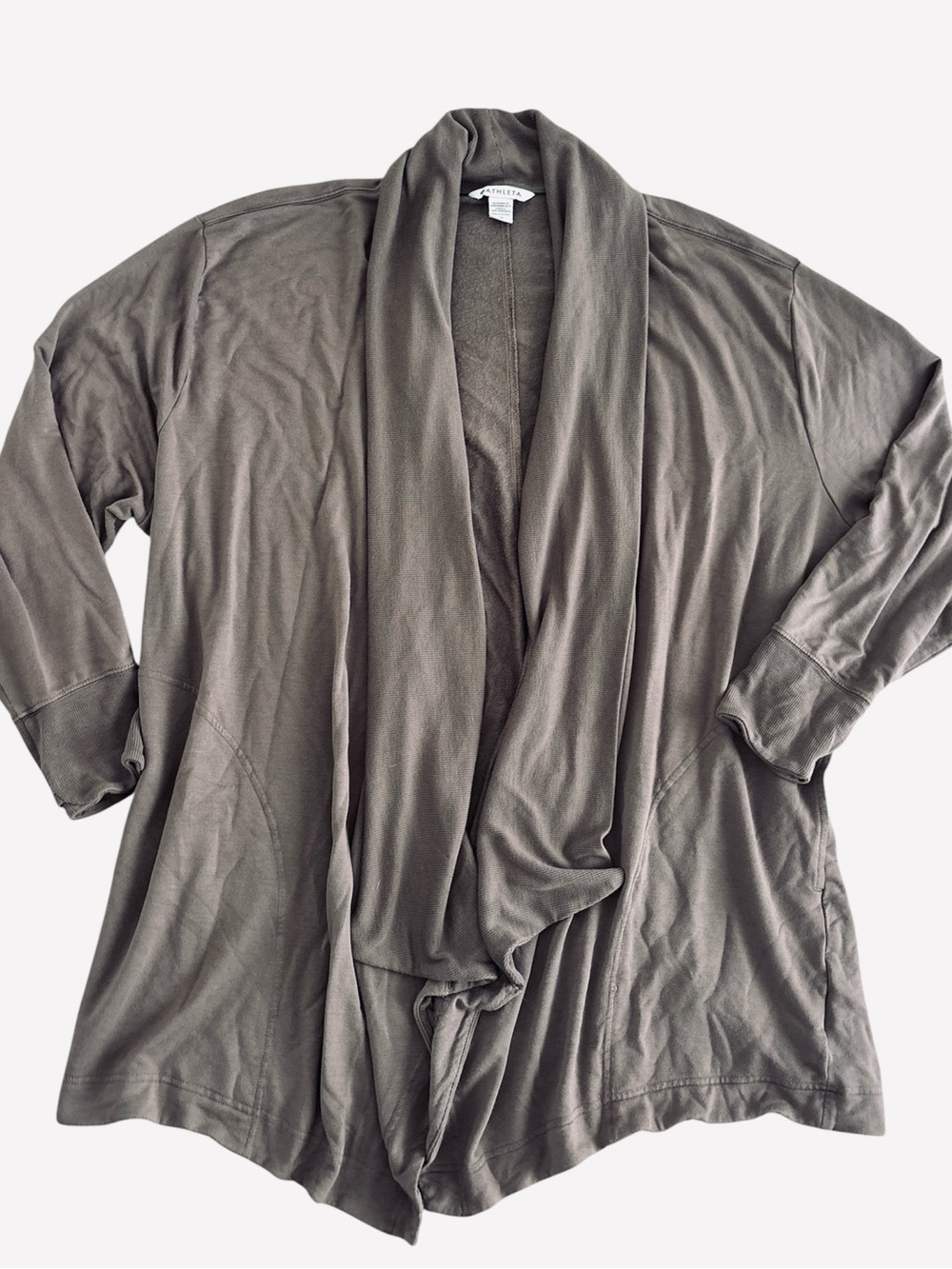 Athleta Pranayama Restore Wrap Mocha Colored Size 2X